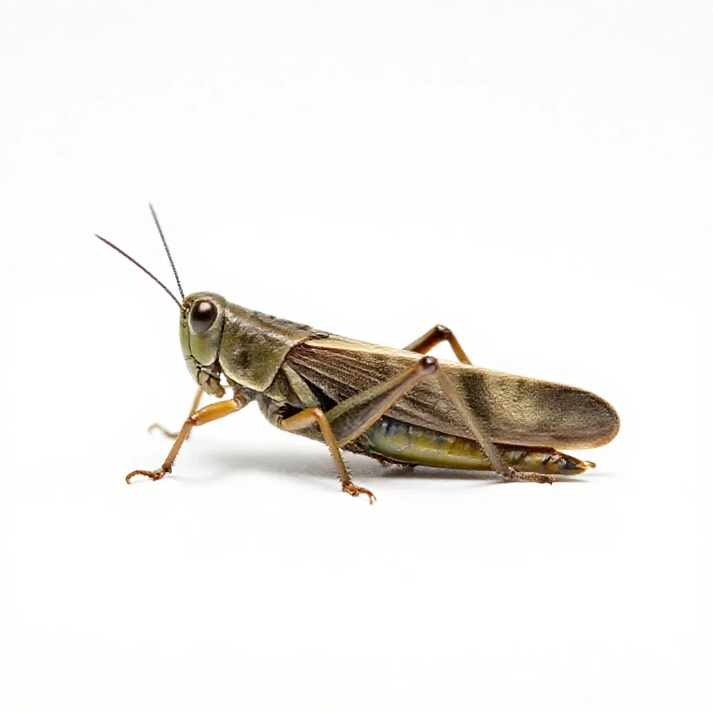 Leafhopper isolated on a white background