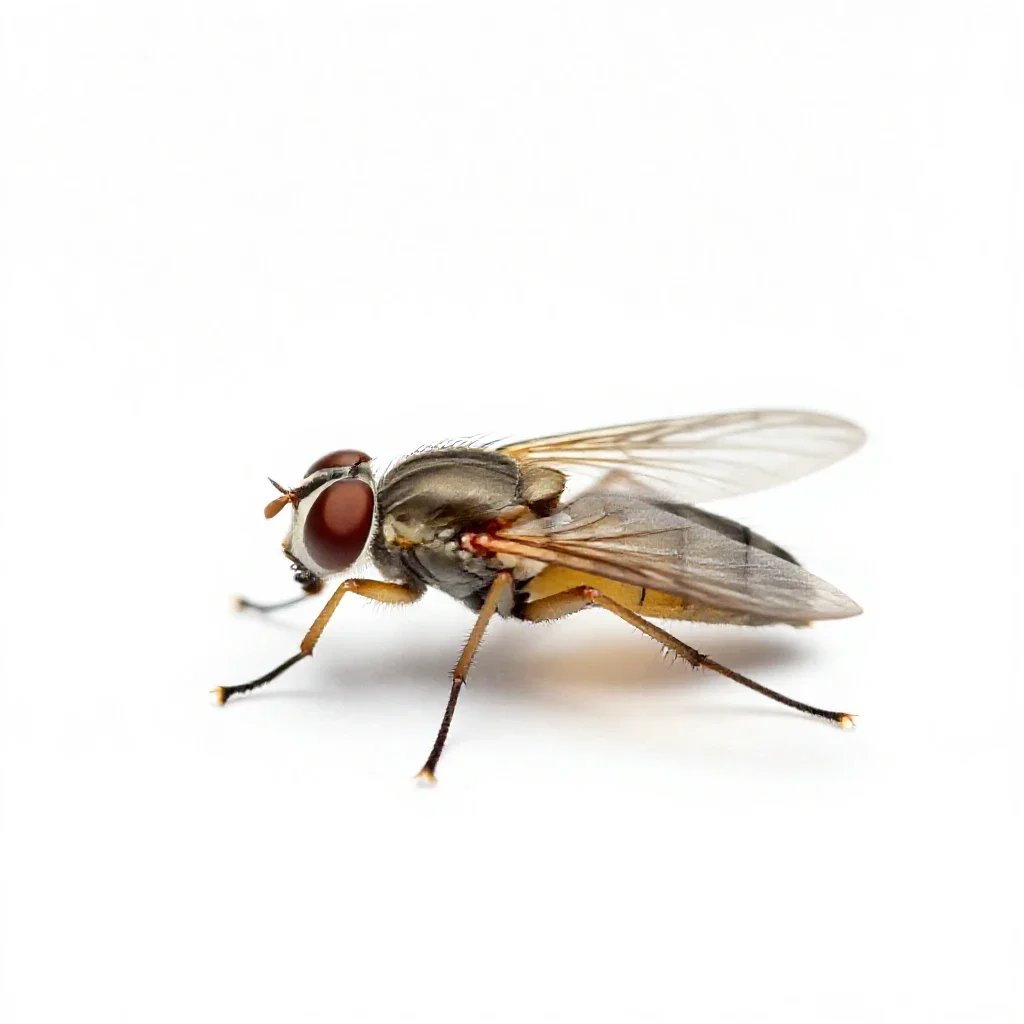 Midge isolated on a white background