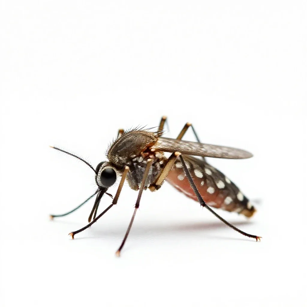 Mosquito isolated on a white background