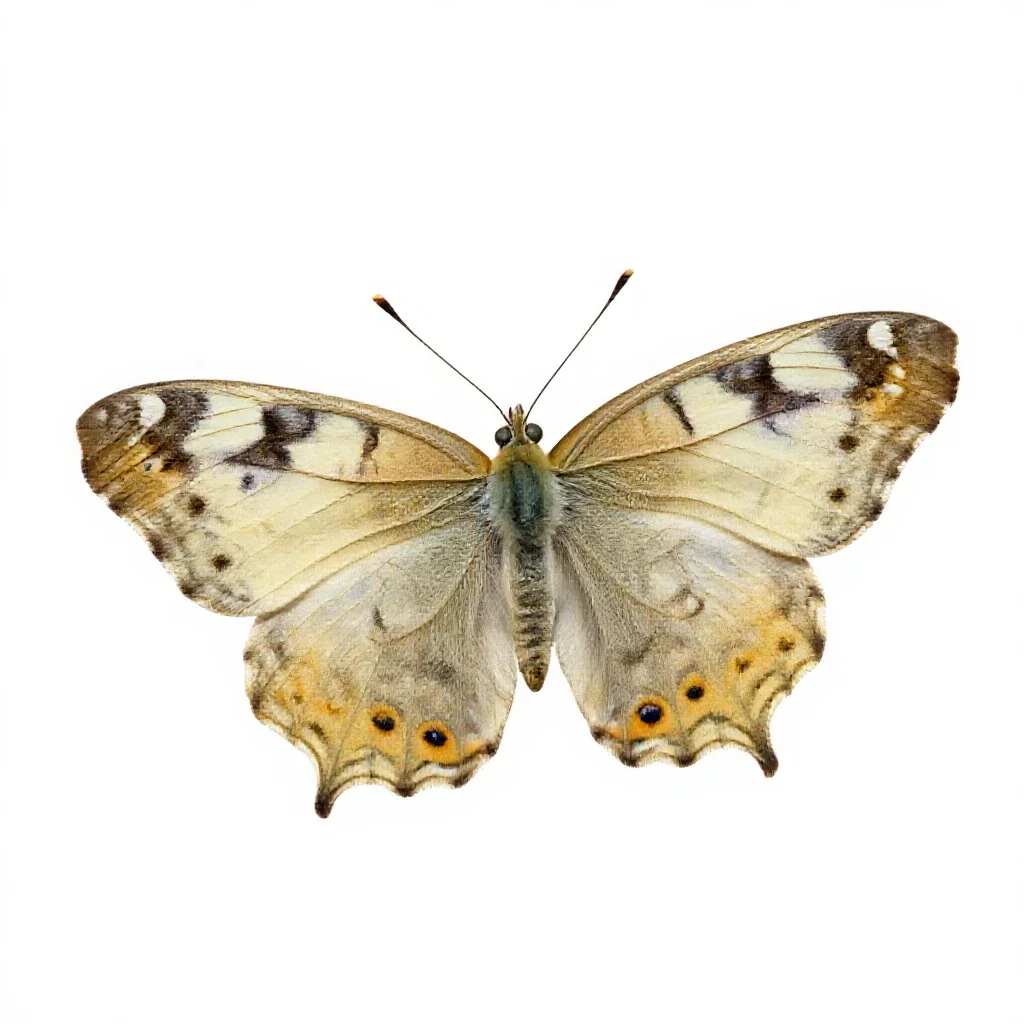 Mourning cloak isolated on a white background