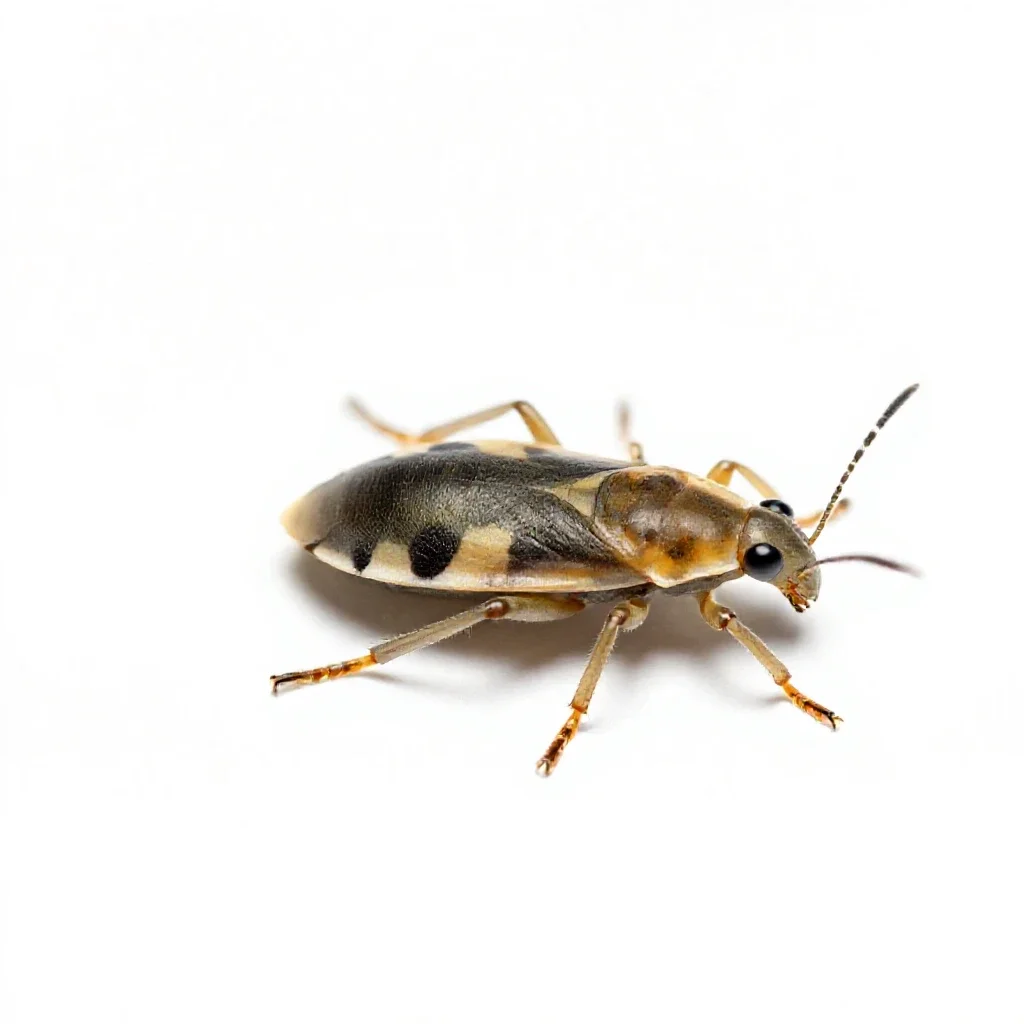 Pine leaf aphid isolated on a white background