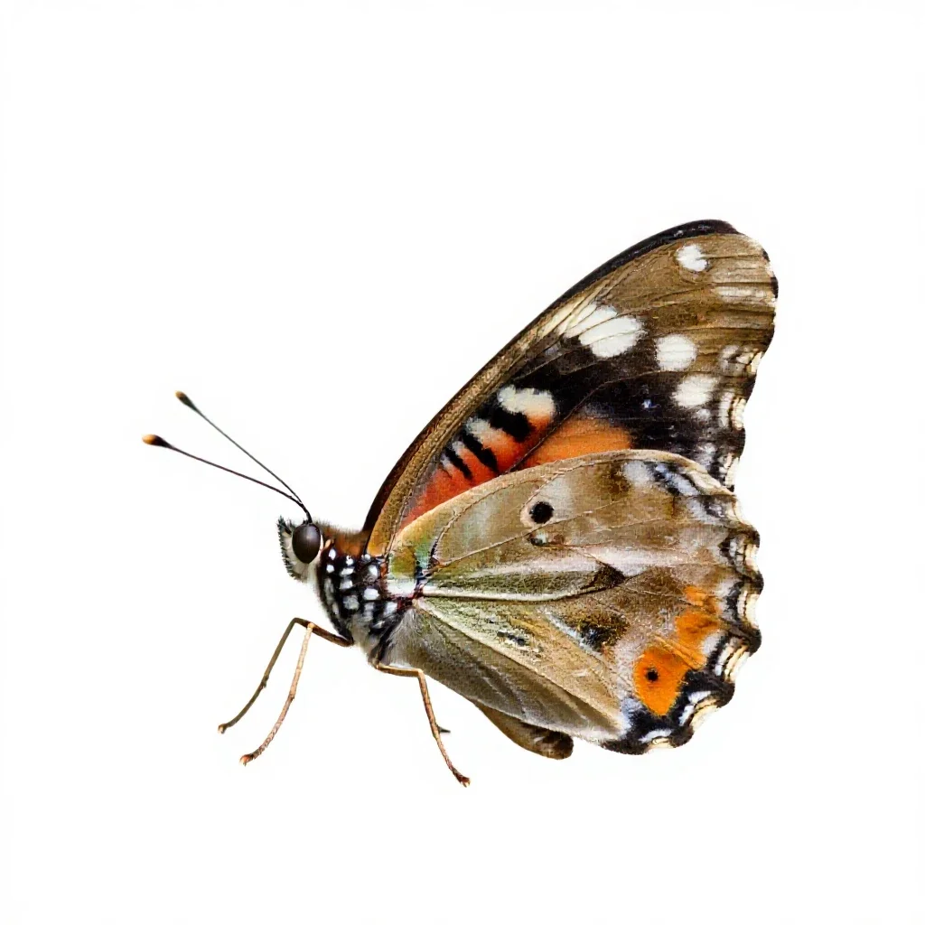 Ringlet isolated on a white background