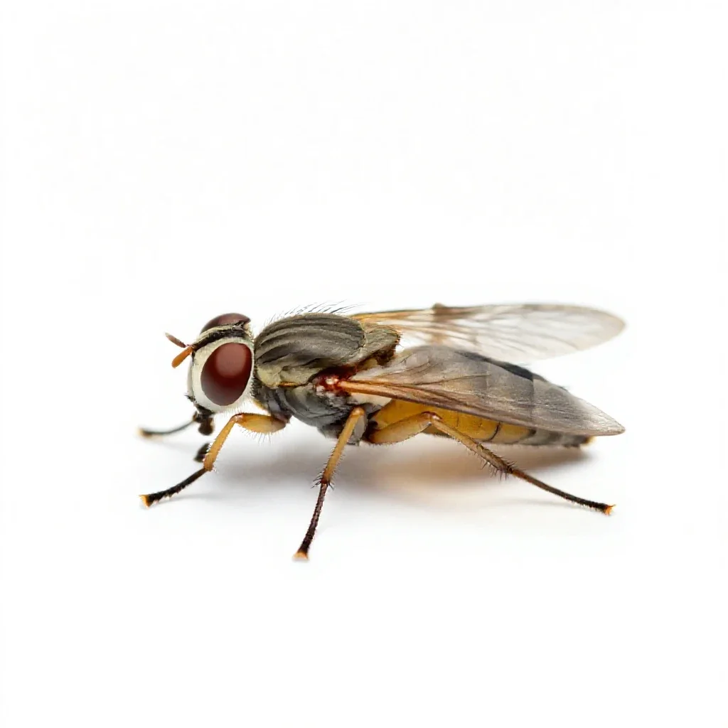 Sand fly isolated on a white background