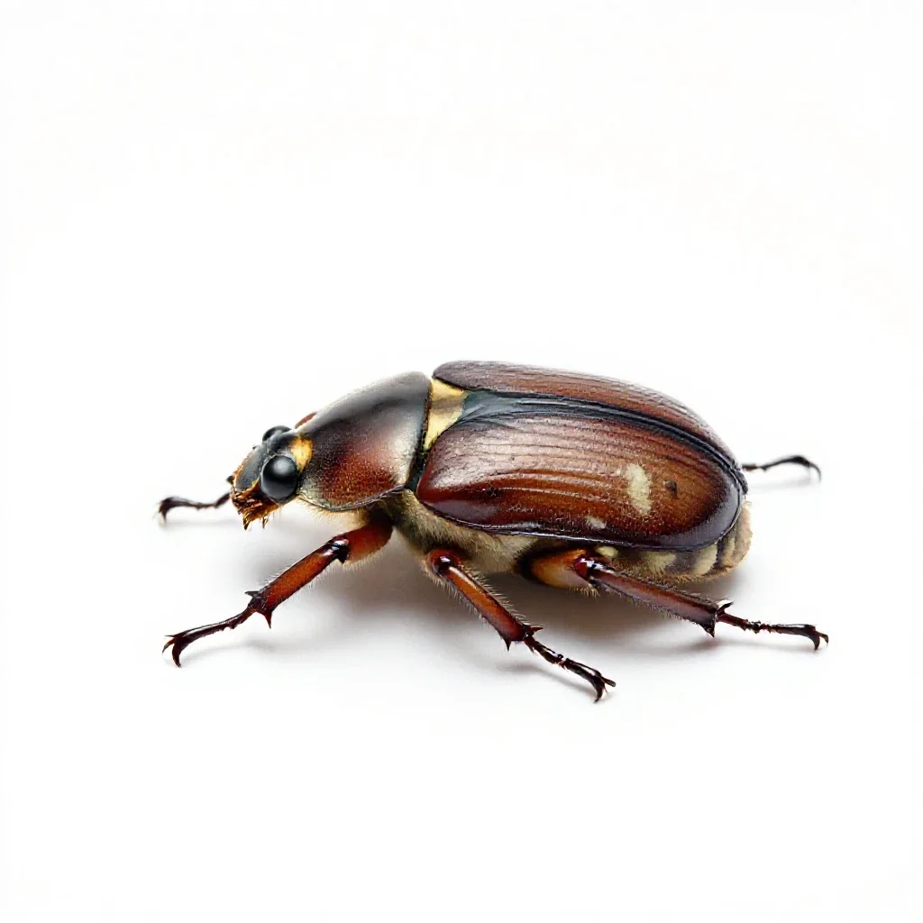 Scarab isolated on a white background