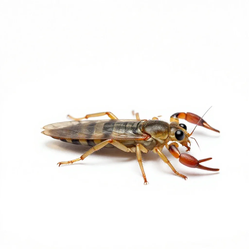 Scorpion fly isolated on a white background