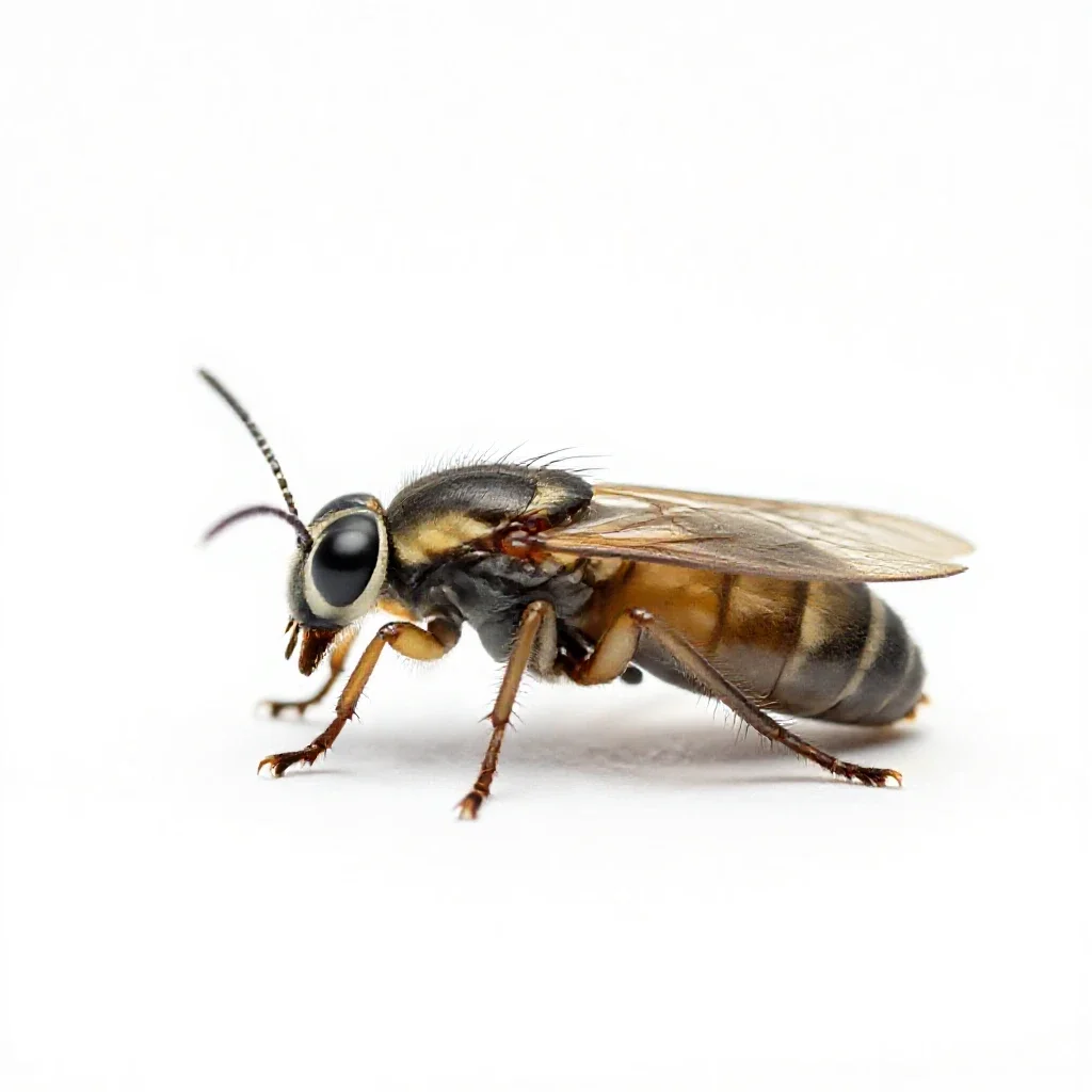 Sheep botfly isolated on a white background