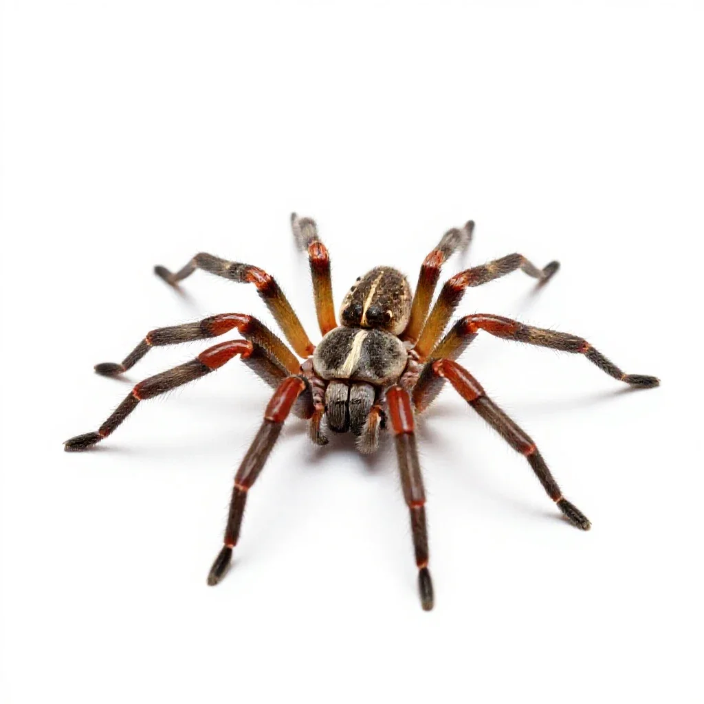 Spider isolated on a white background