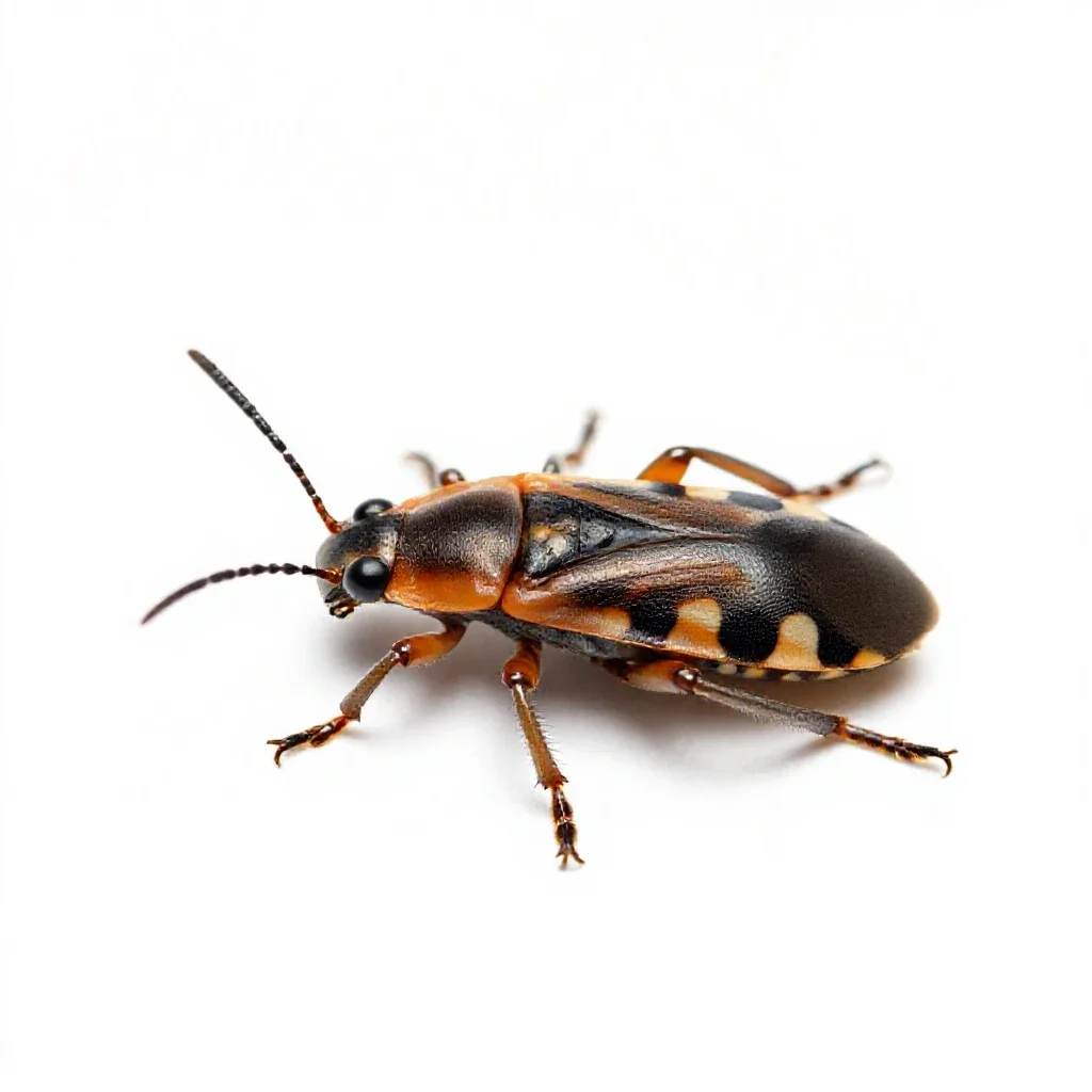 Spittle insect isolated on a white background