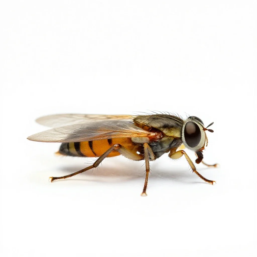 Spongefly isolated on a white background