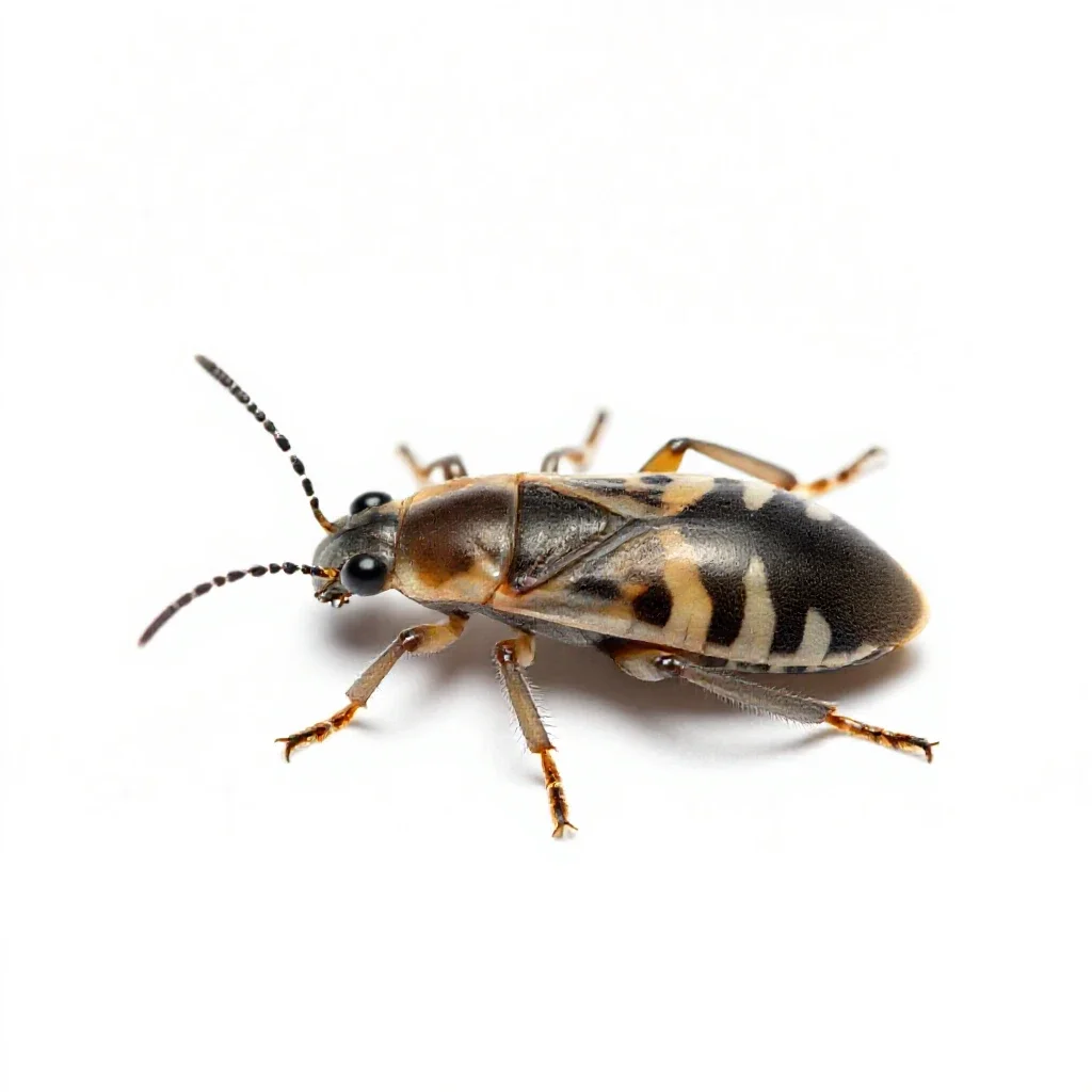 Spruce gall aphid isolated on a white background