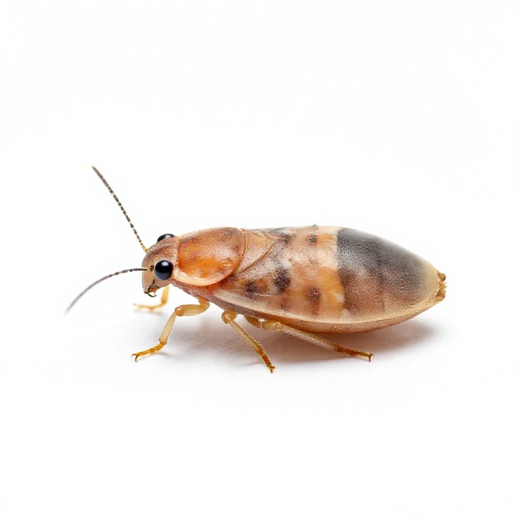 Sweet-potato whitefly isolated on a white background
