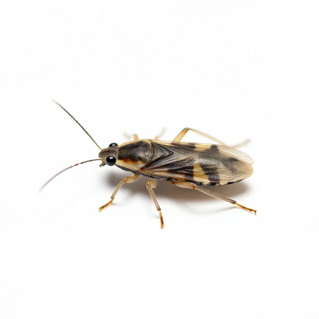 Thrips isolated on a white background