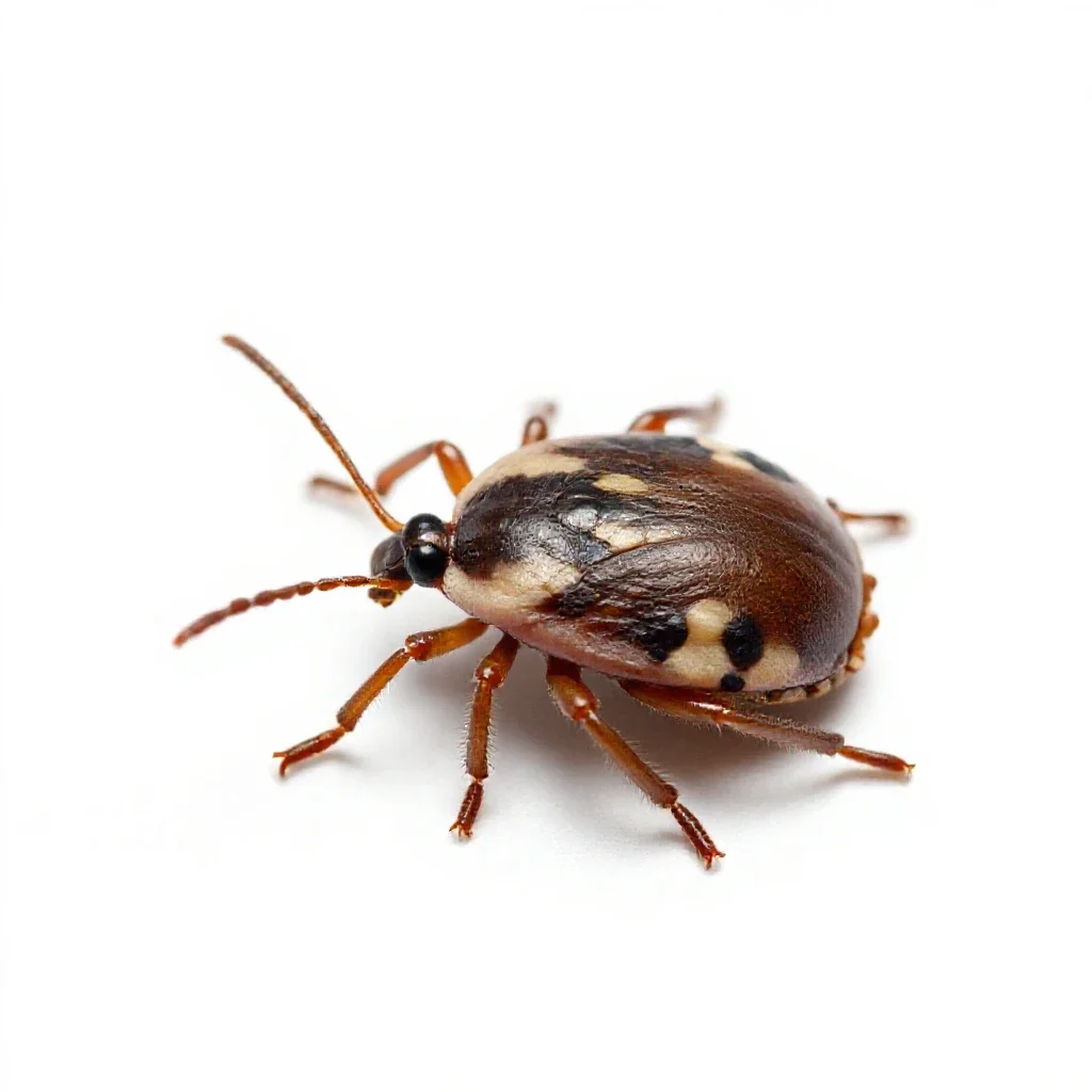 Tick isolated on a white background