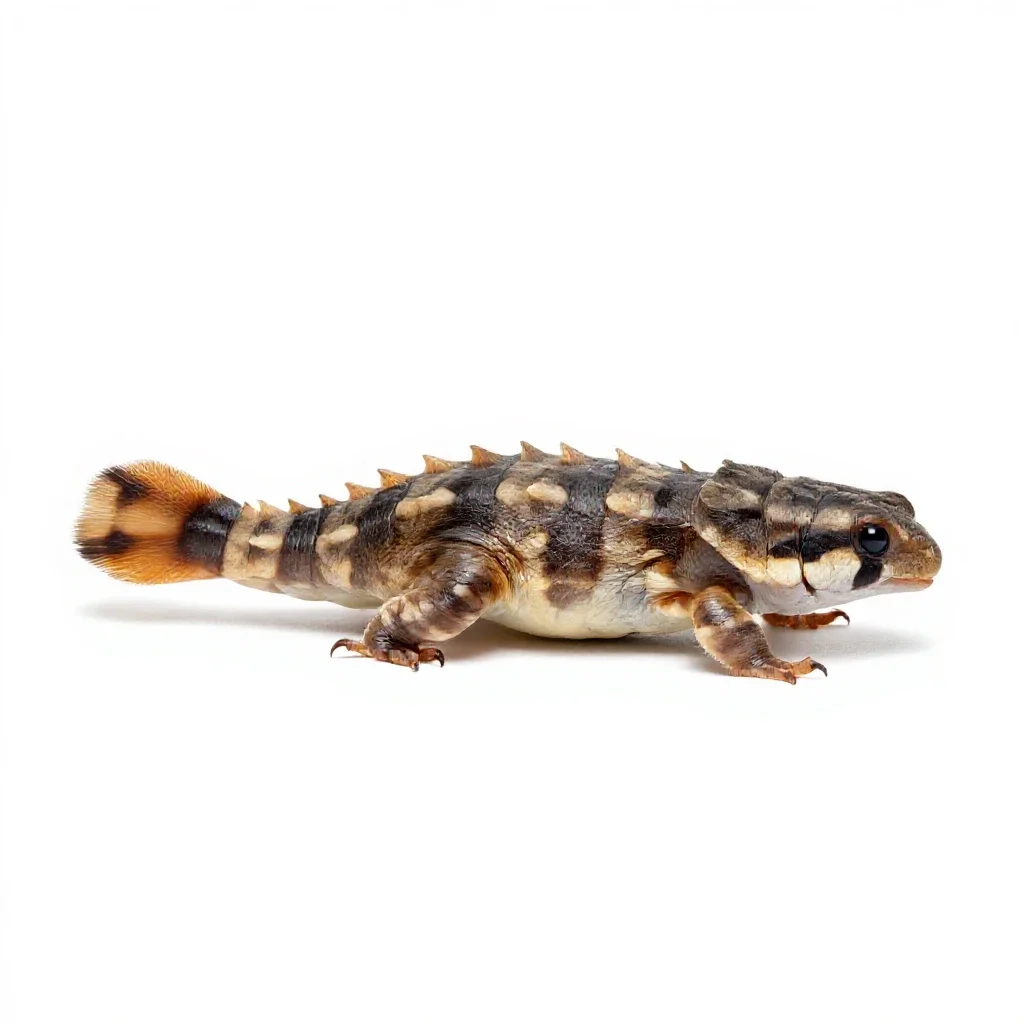 Trombiculid isolated on a white background