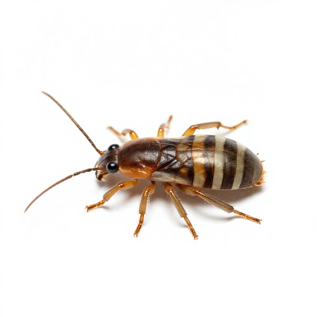 Trombidiid isolated on a white background
