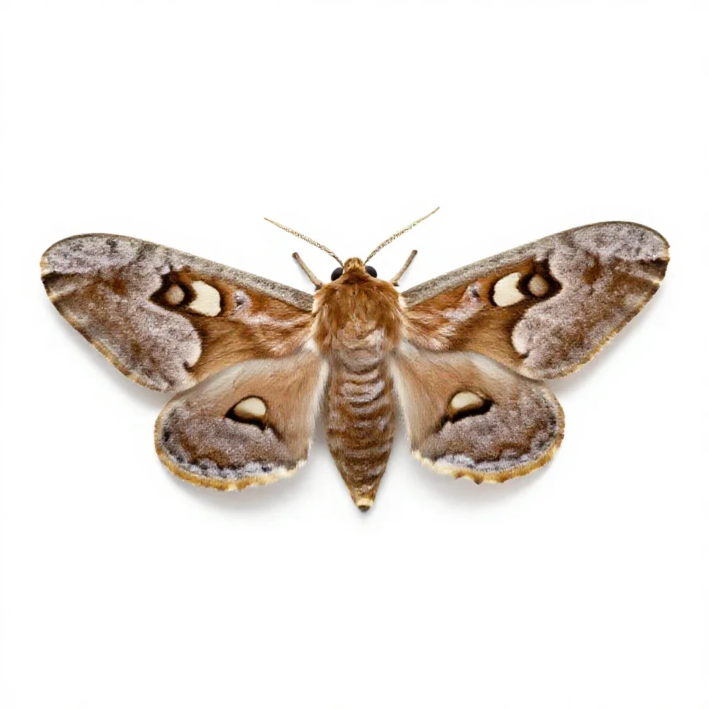 Tussah isolated on a white background