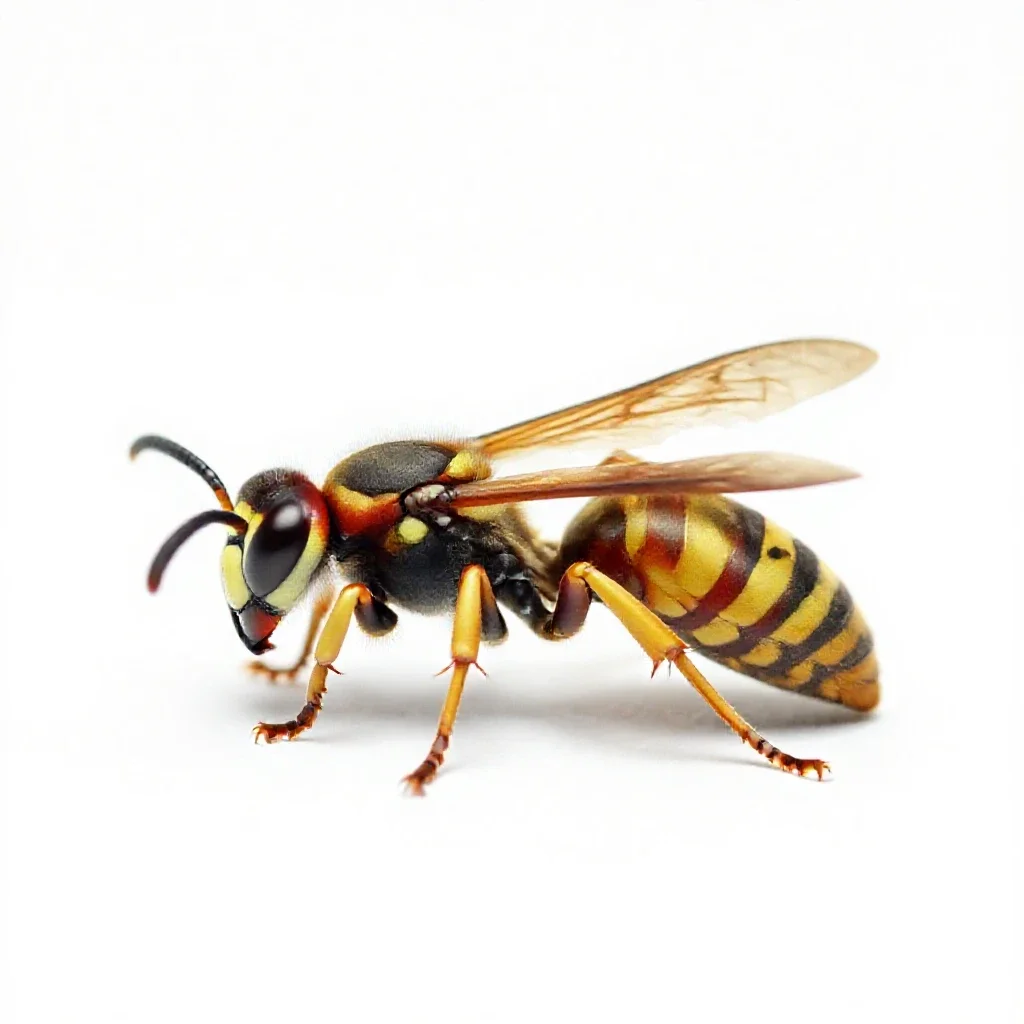 Vespid isolated on a white background