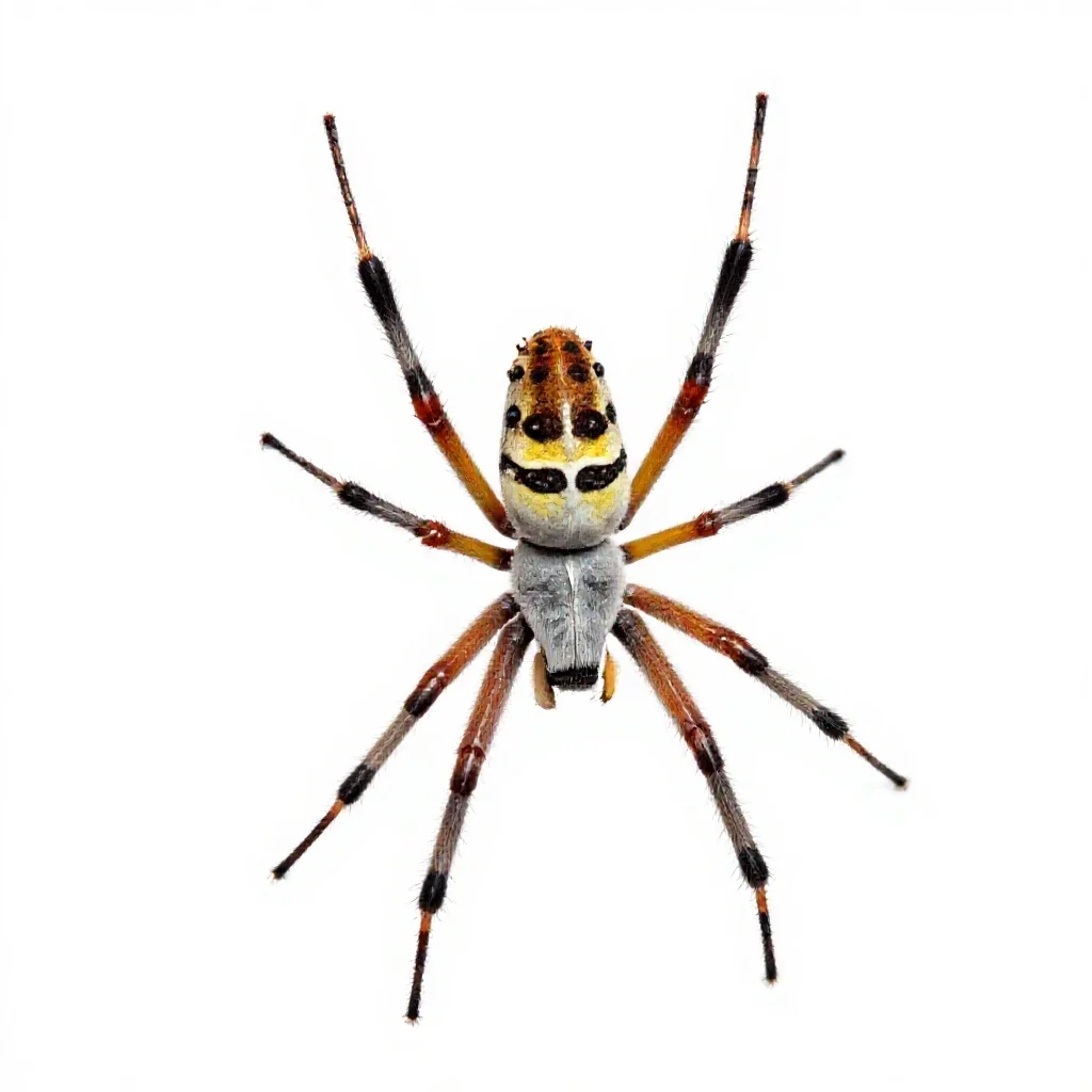 Web spinner isolated on a white background