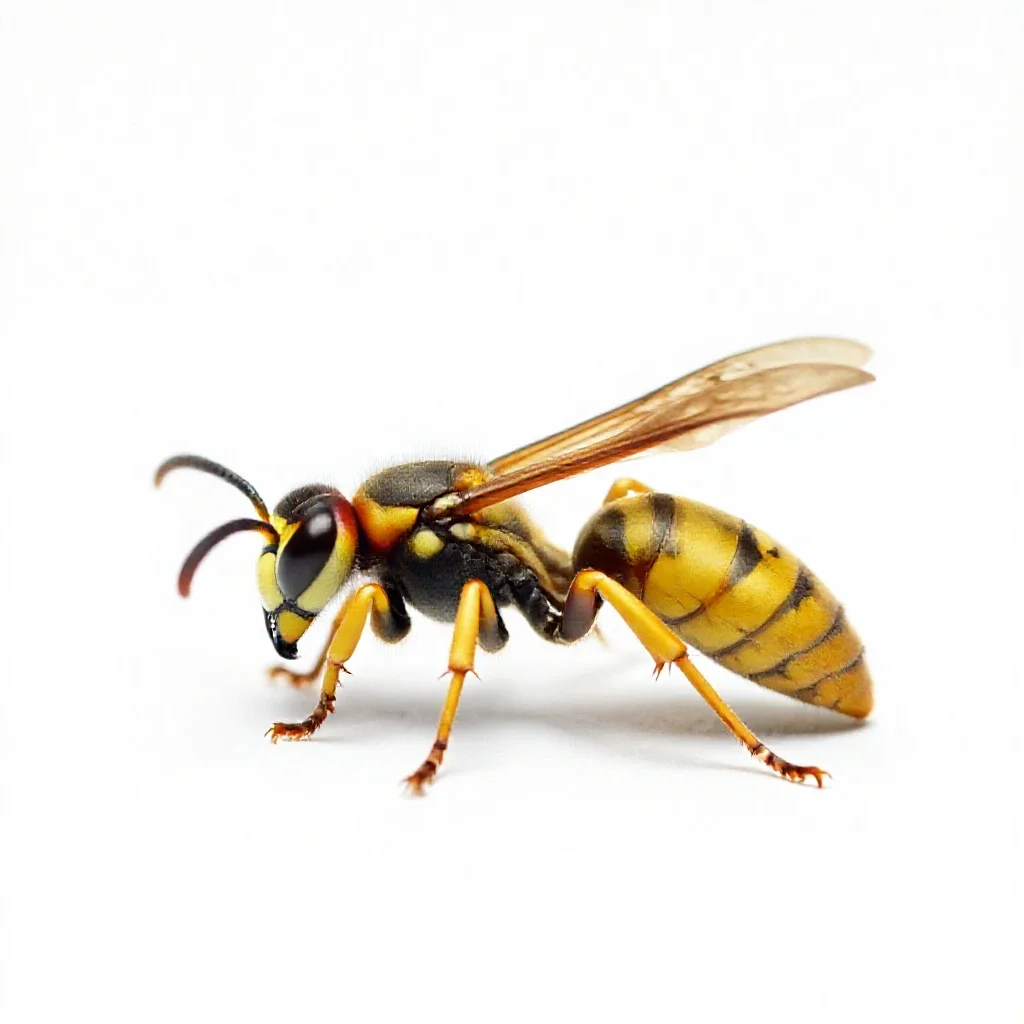 Yellow jacket isolated on a white background