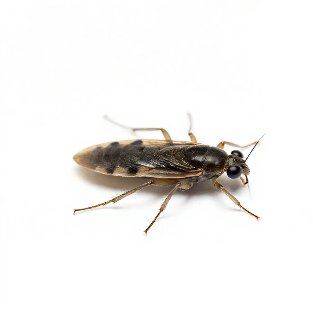 Alderfly isolated on a white background