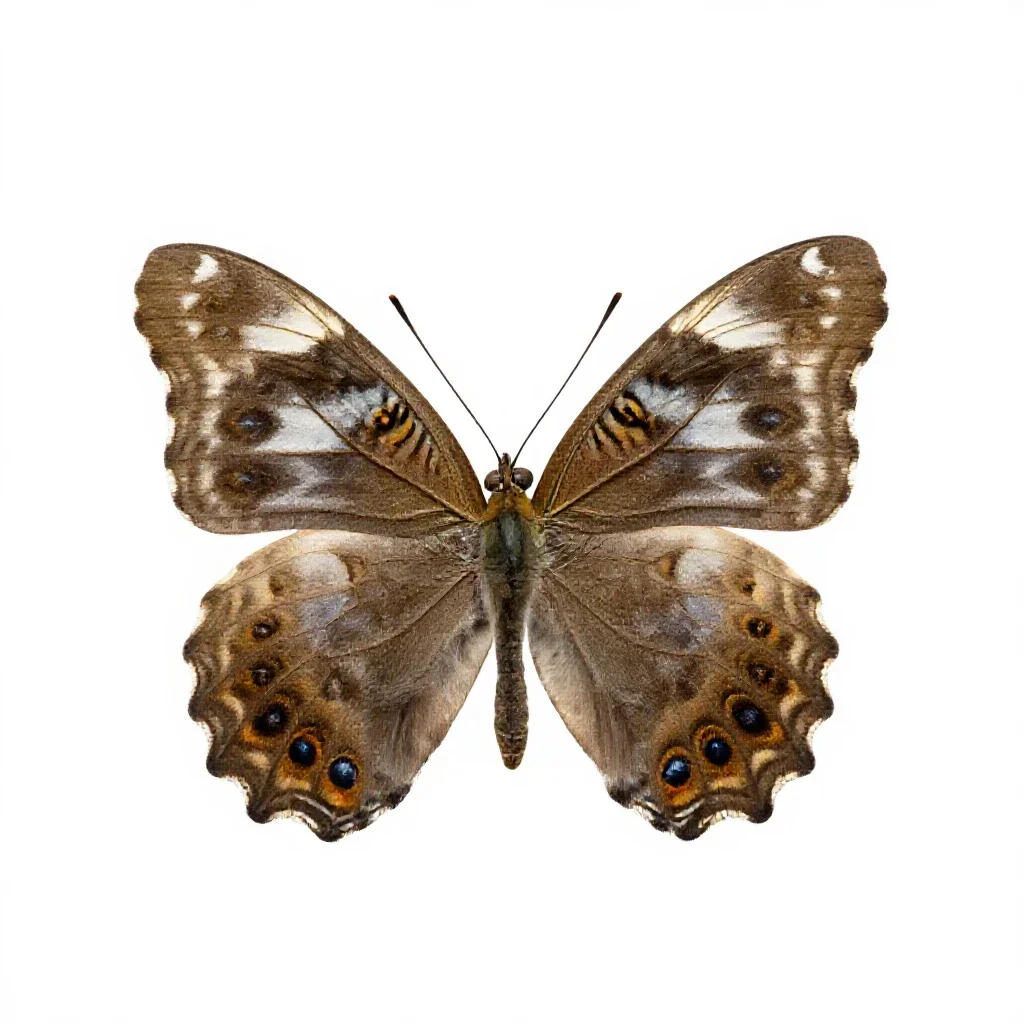 Anglewing isolated on a white background