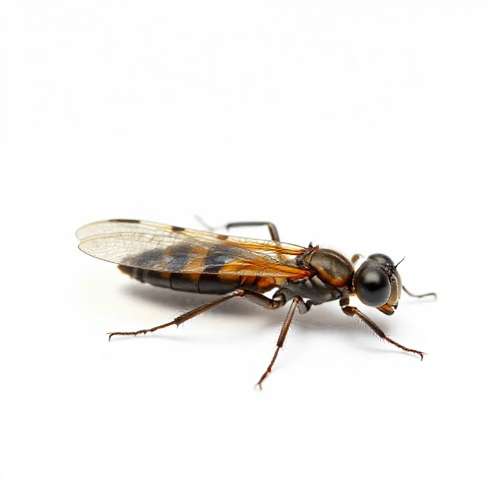 Ant lion isolated on a white background