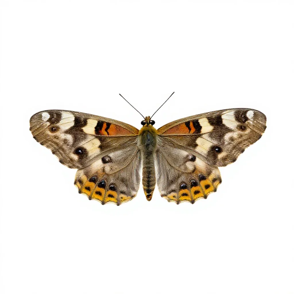 Imago isolated on a white background