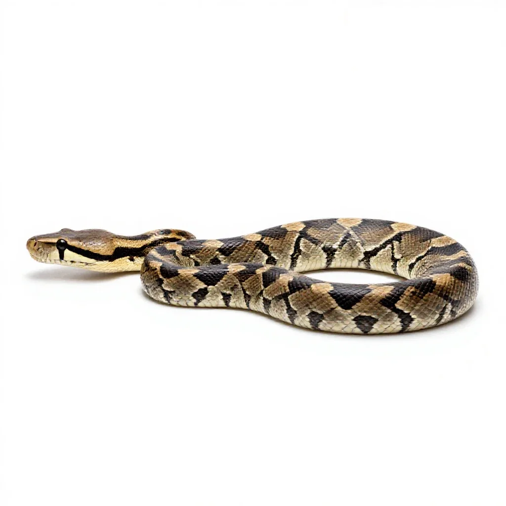 Boa constrictor isolated on a white background