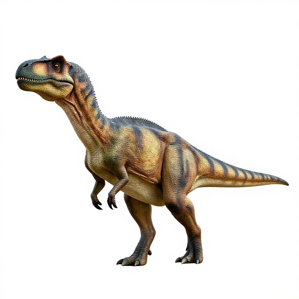 Bone-headed dinosaur isolated on a white background