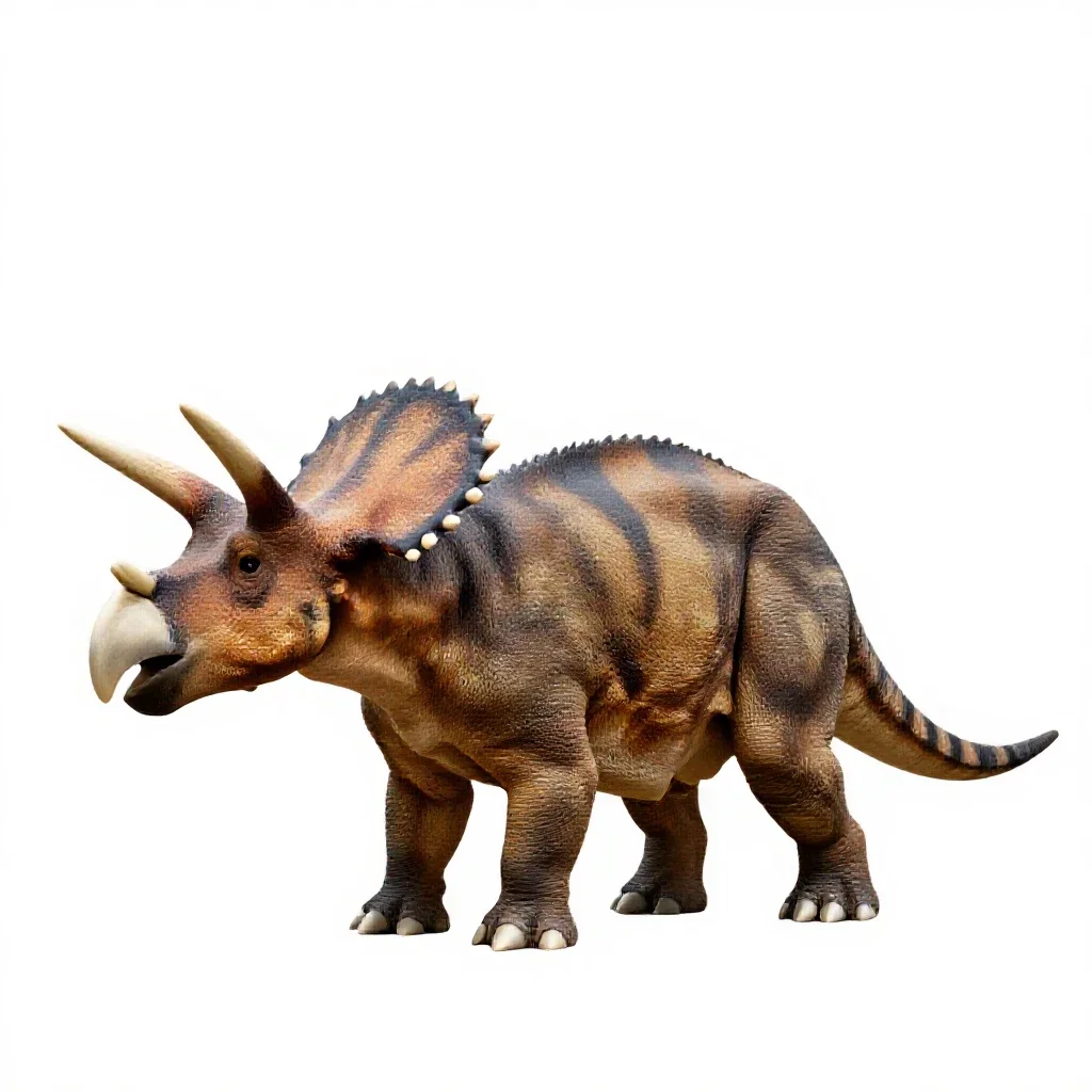 Ceratopsian isolated on a white background