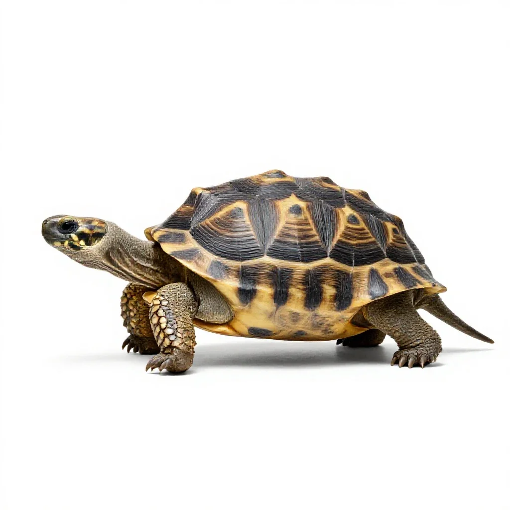 Chelonian isolated on a white background