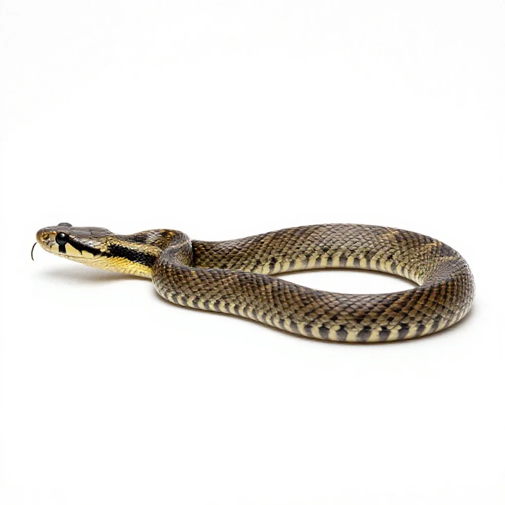 Chicken snake isolated on a white background
