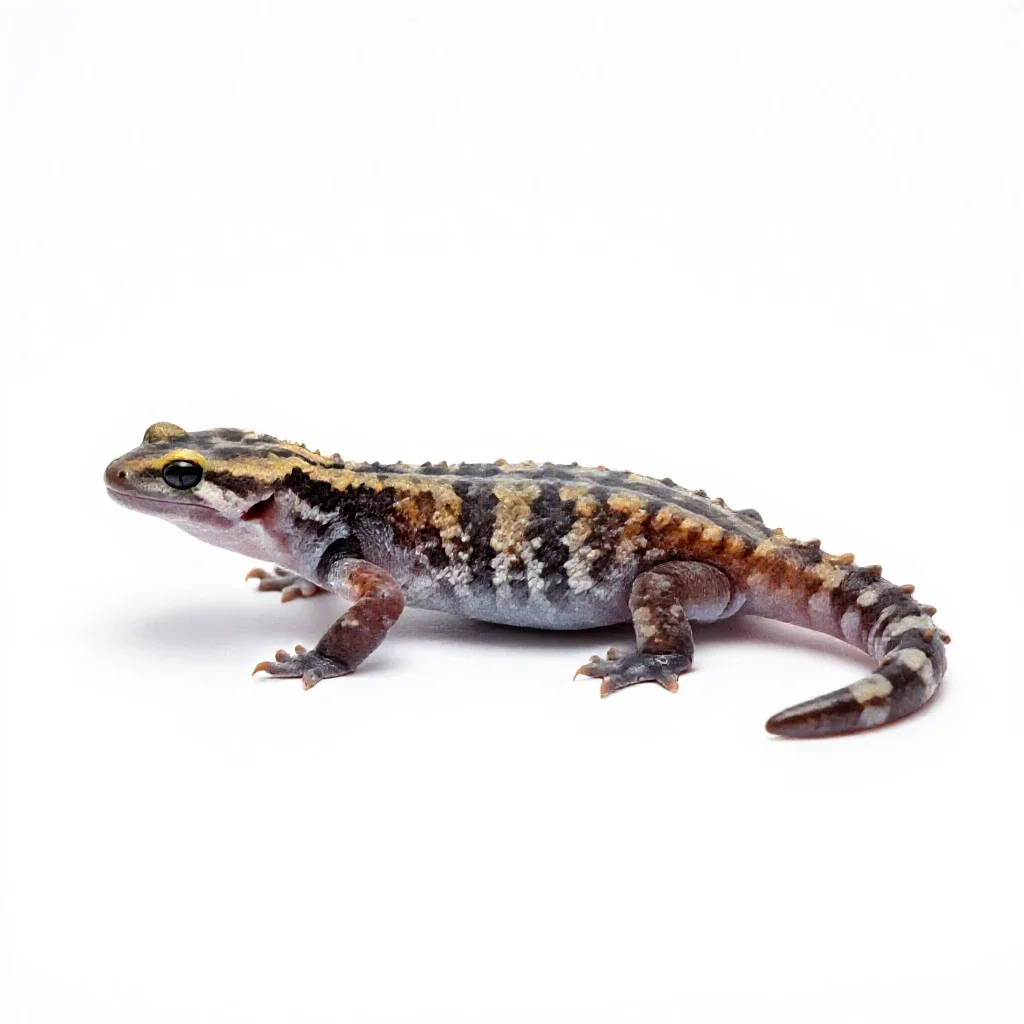 Climbing salamander isolated on a white background