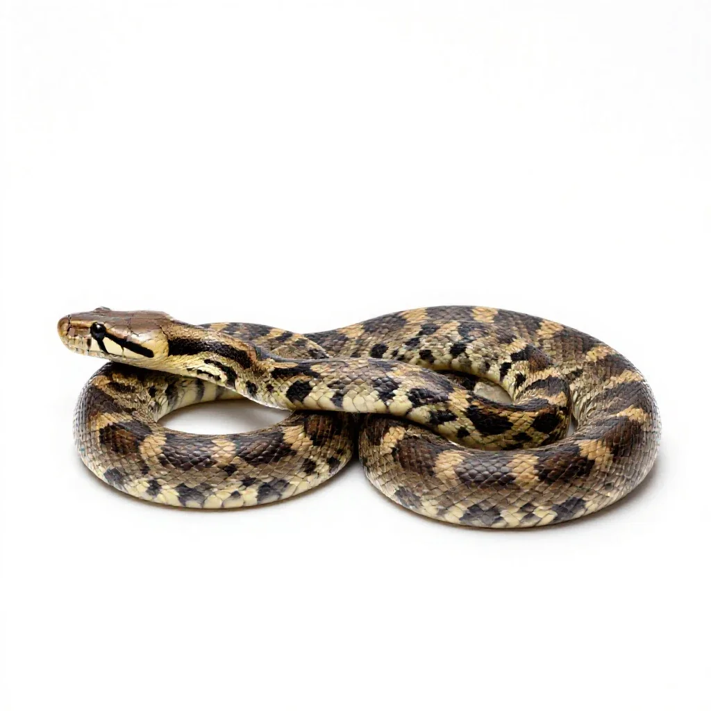 Constrictor isolated on a white background