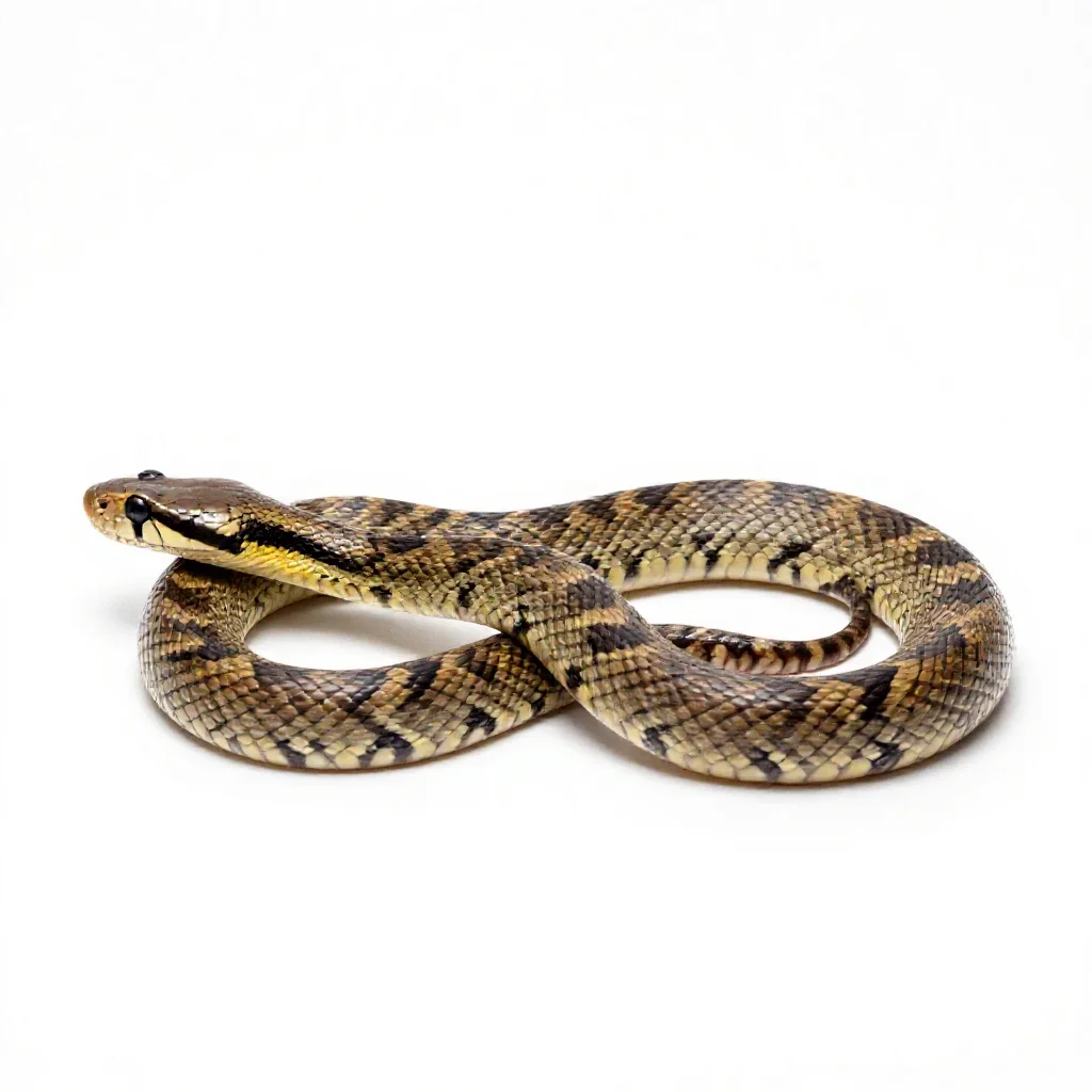 Corn snake isolated on a white background