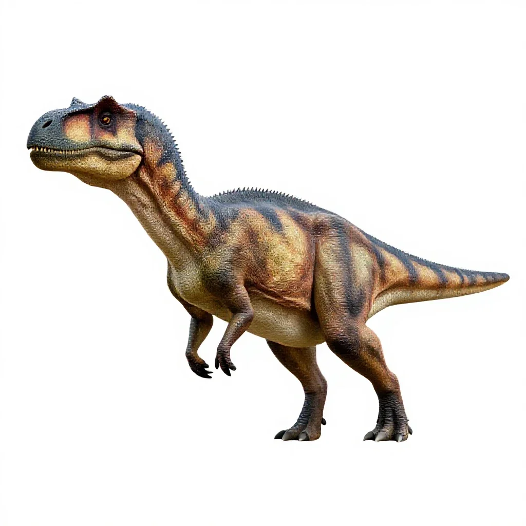 Corythosaur isolated on a white background