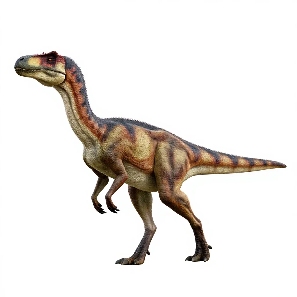 Deinocheirus isolated on a white background