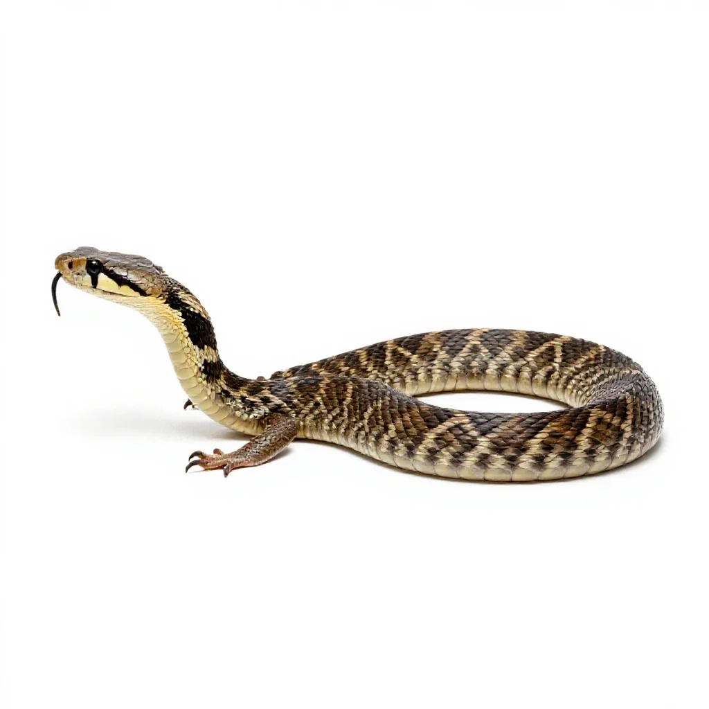 Diamondback isolated on a white background