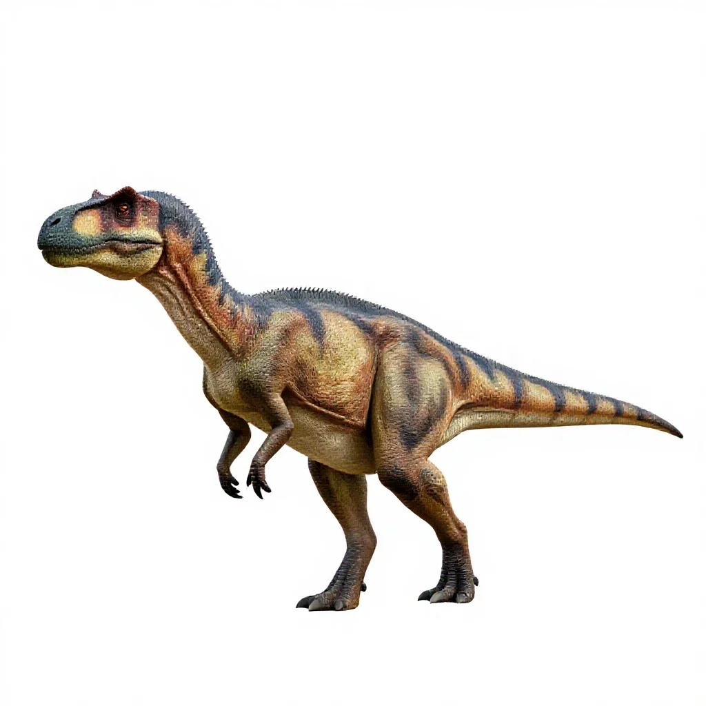 Herrerasaur isolated on a white background