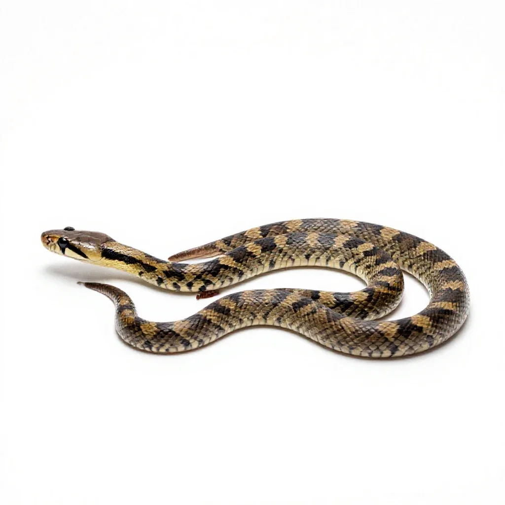 Hoop snake isolated on a white background