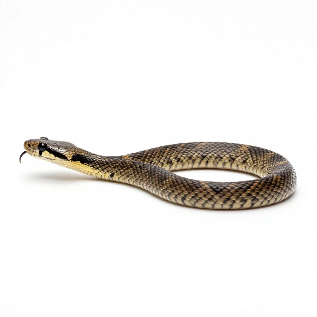 Mamba isolated on a white background