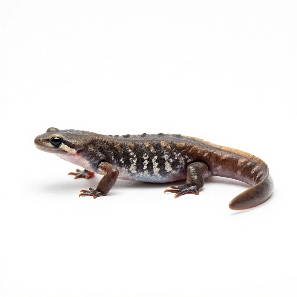Newt isolated on a white background