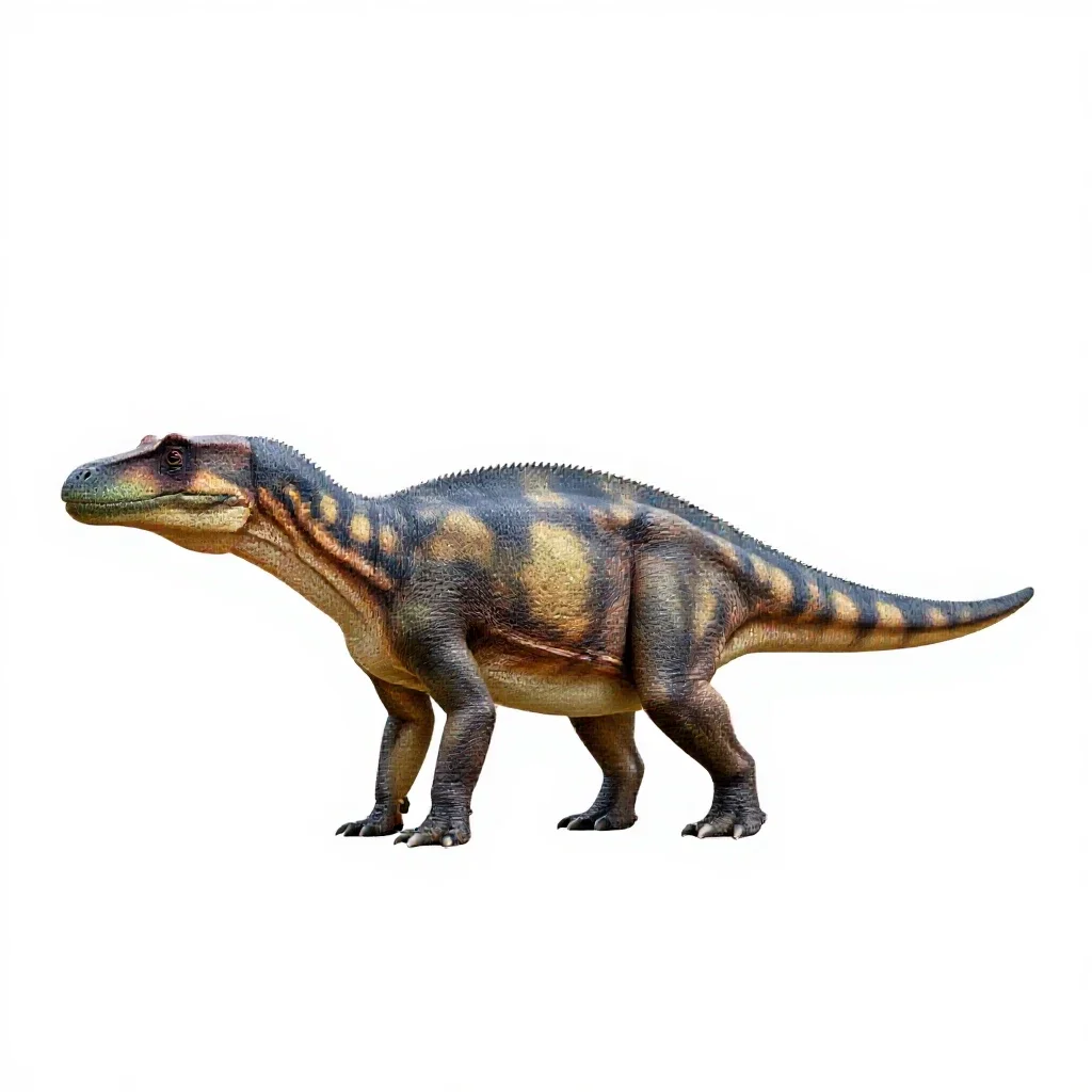 Nothosaur isolated on a white background