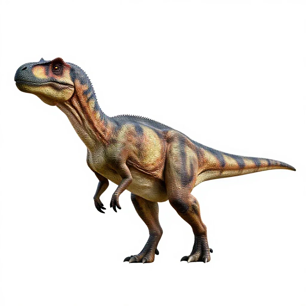 Pisanosaur isolated on a white background