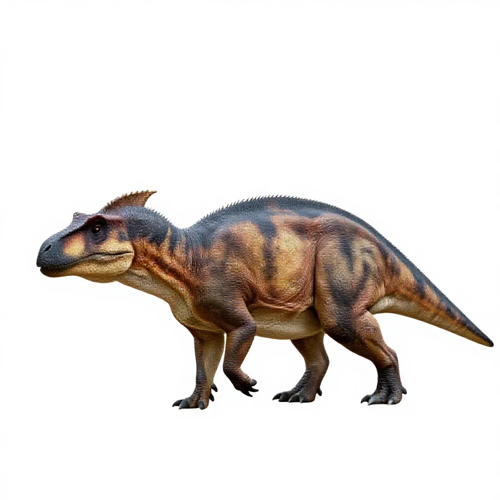 Psittacosaur isolated on a white background