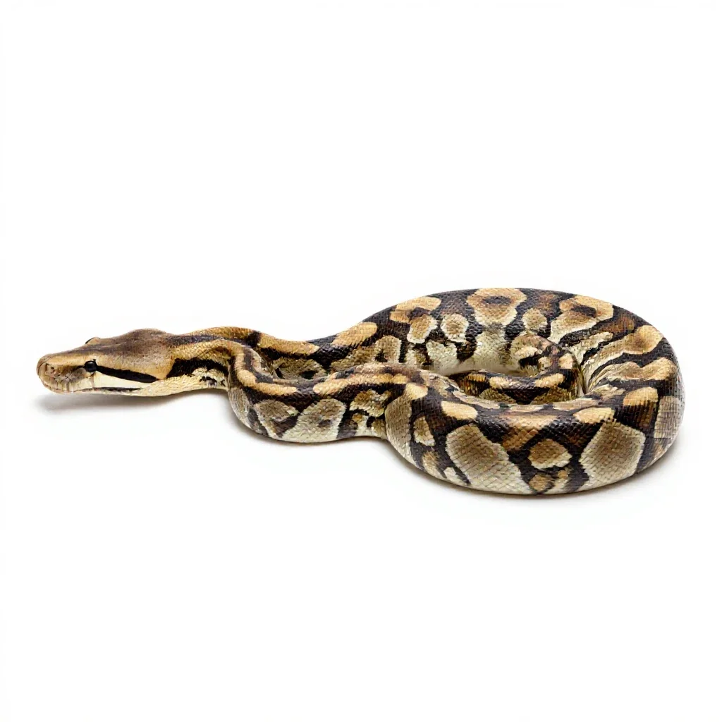 Python isolated on a white background
