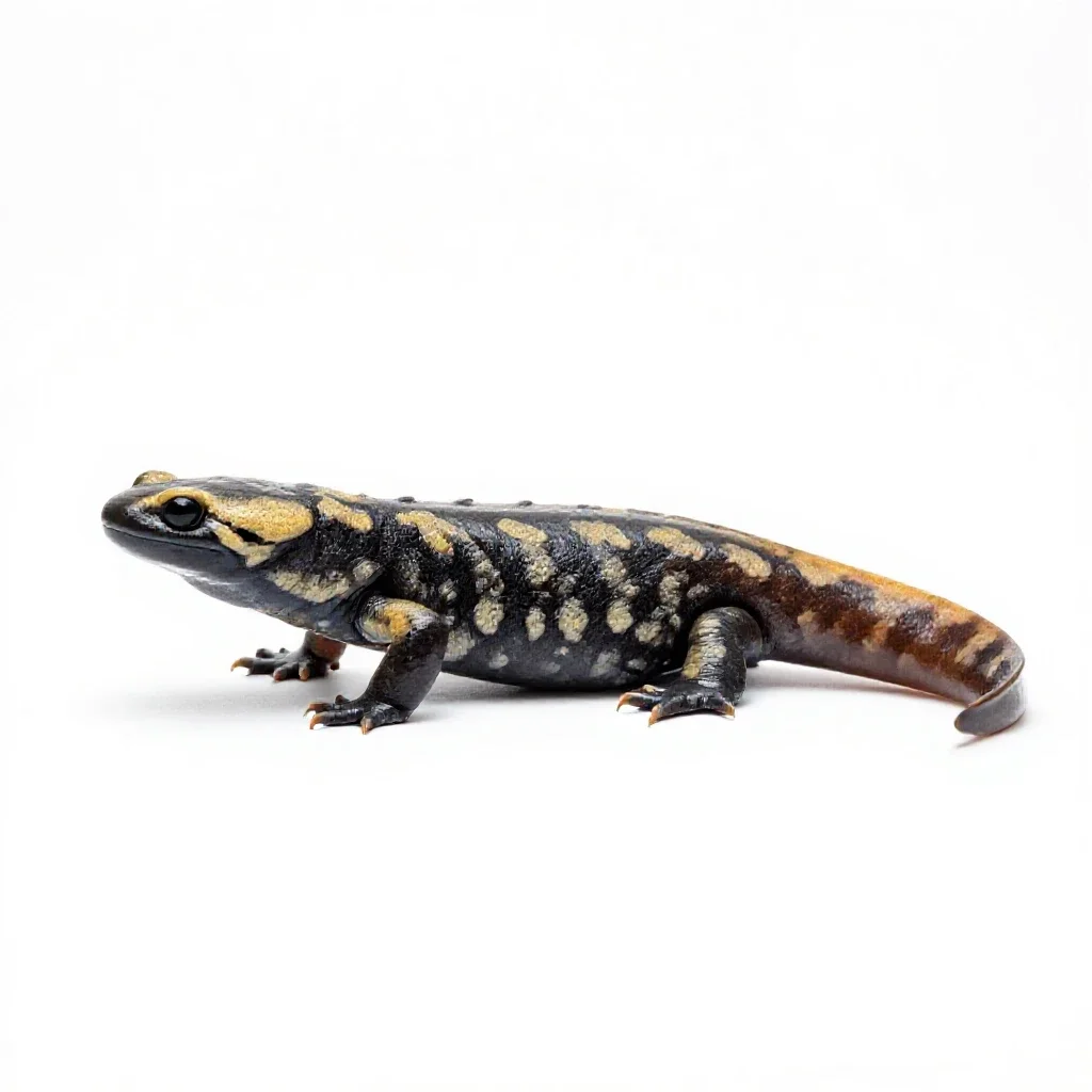 Salamander isolated on a white background