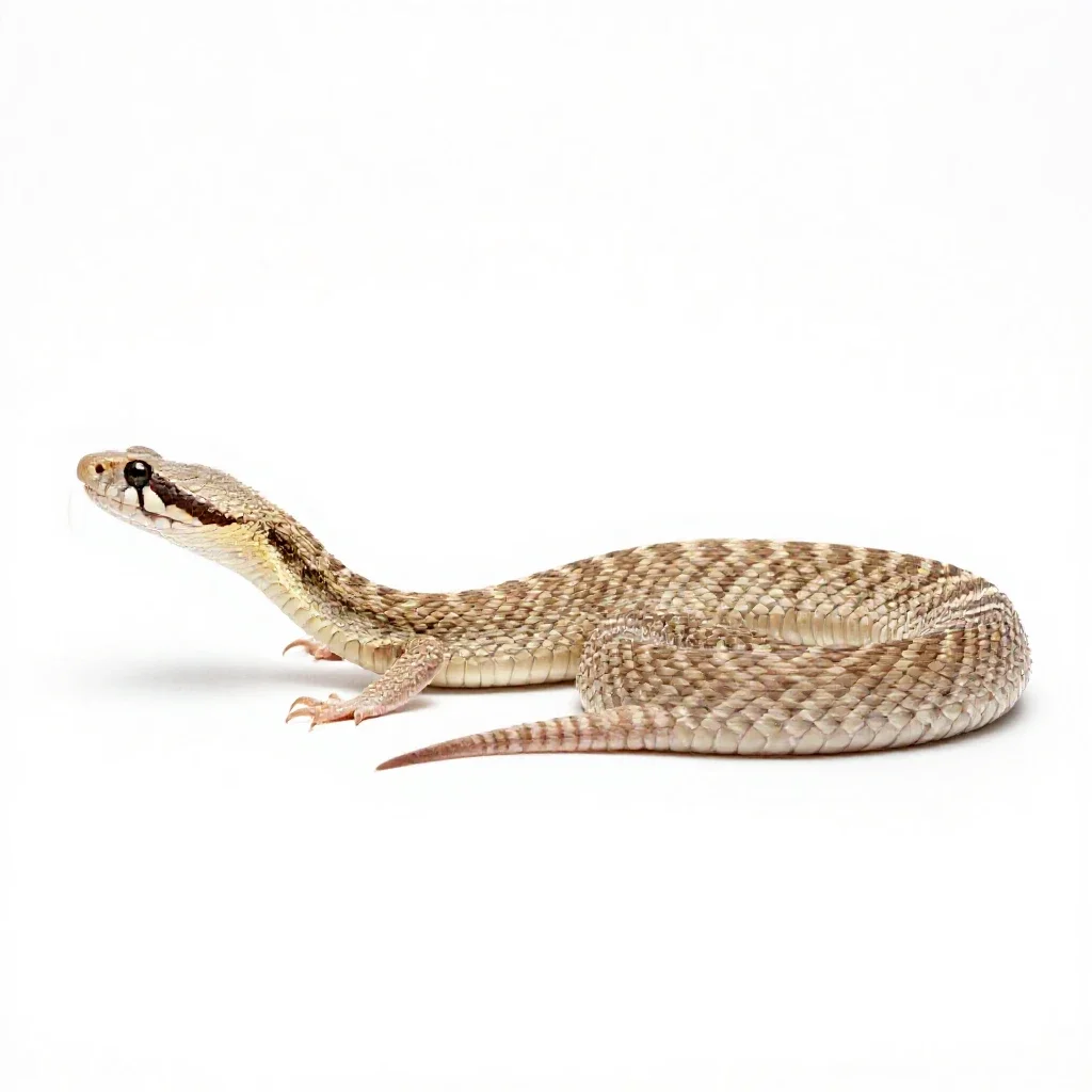 Sidewinder isolated on a white background