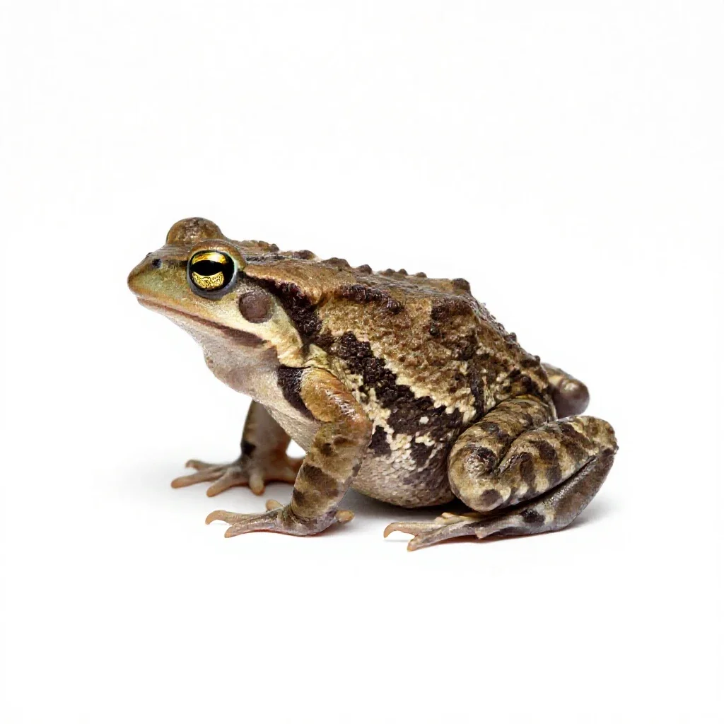 Southern spadefoot isolated on a white background