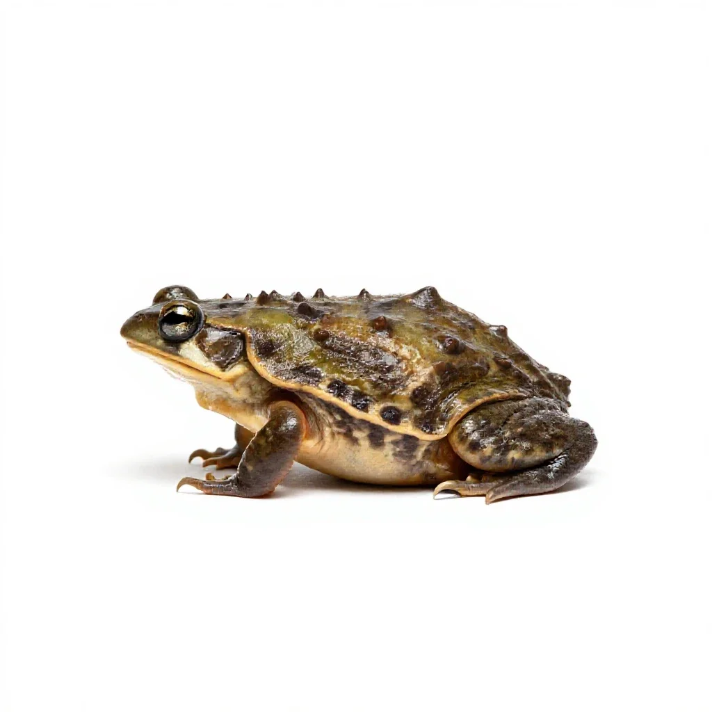 Spadefoot isolated on a white background